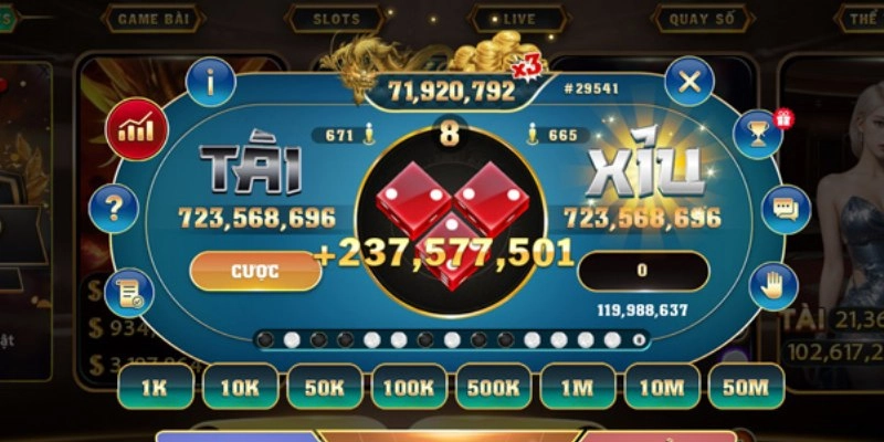 Một số luật chơi đơn giản khi tham gia game tài xỉu